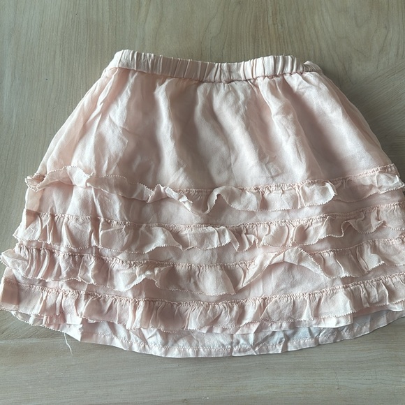 Mini Boden baby pink ruffle mini skirt 9-10 - Picture 5 of 5